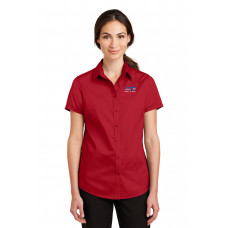 Port Authority® Ladies Short Sleeve SuperPro™ Twill Shirt