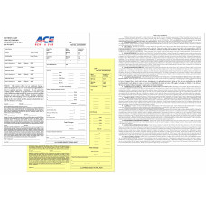 ACE NCR Car Rental Forms, CHI