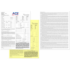 ACE NCR Car Rental Forms, MSP