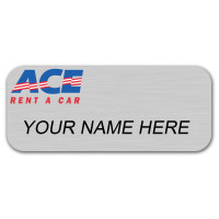 Aluminum Name Badge