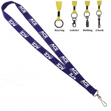 Lanyards 3/4" Polyester custom printed Lanyard